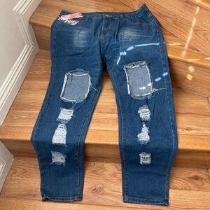 Men’s Romwe Distressed Jeans